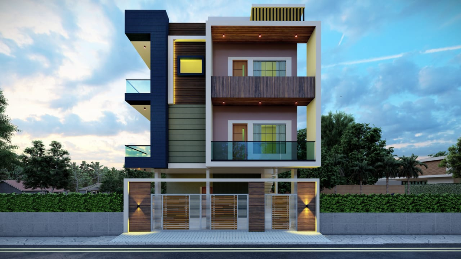 Dodballapur Residence - Designed Home